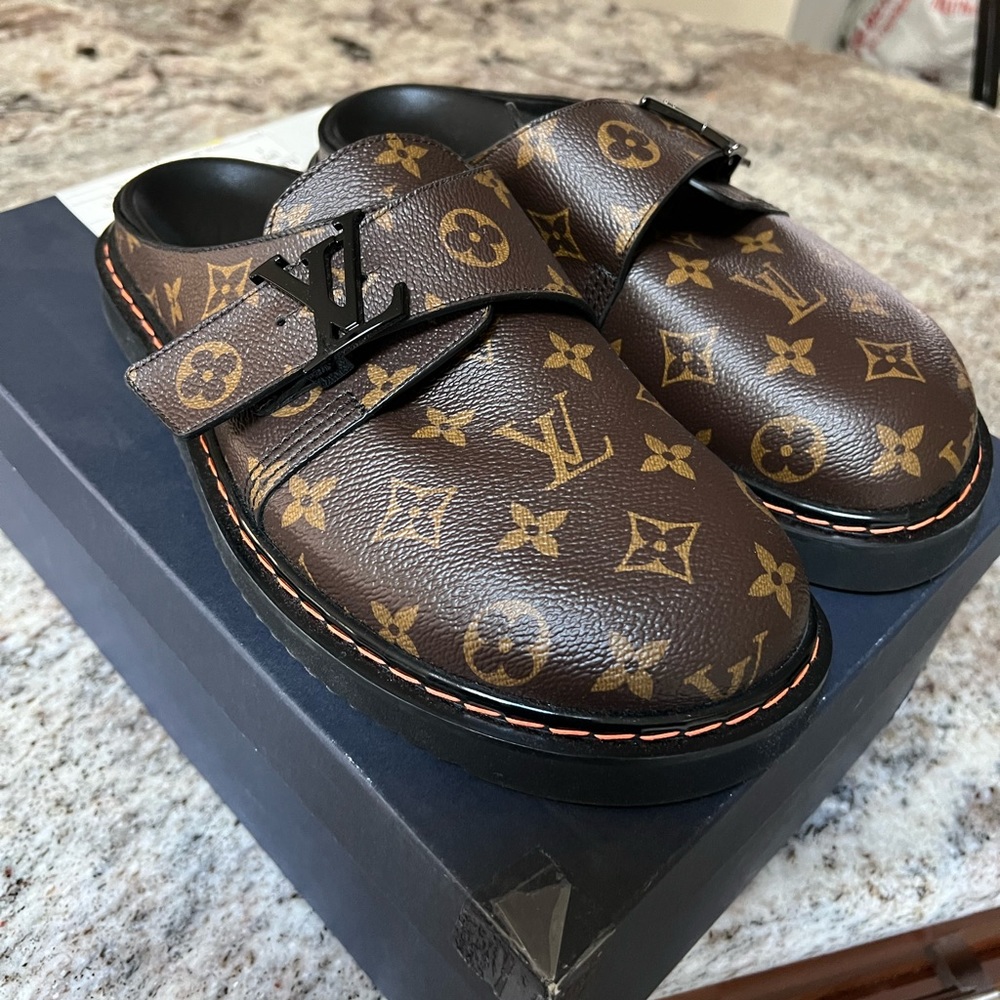 Mens Louis Vuitton Easy Mules